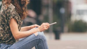 Teen smoking marijuana, unaware of how it may impact their brain development